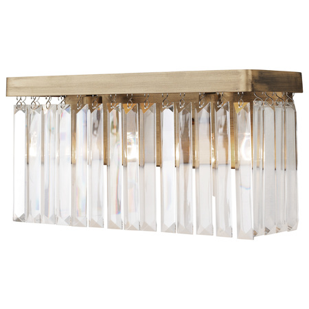 VARALUZ Social Club 2-Lt Bath Fixture - Havana Gold 297B02HG